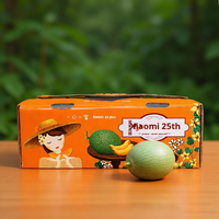 Melon Hami Premium, Cantaloup Premium, Boîte Cadeau de Fruits Frais Haut de Gamme, Emballage de Fruits de Luxe en Carton pour Supermarchés