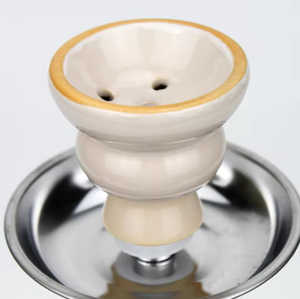 Kleines Tragbares Komplettes Glas-Shisha-Zubehör Set mit Einzel- oder Doppelschlauch – Arabische Shisha - Product Image 2