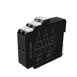 DC Signal Converter Isolator Analog 4-20mA Galvanic 0-10V Signal Isolation Ultra-thin 12.8MM Signal Isolator 1 In 2 Out