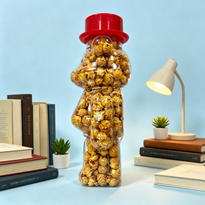 <span class=keywords><strong>Palomitas</strong></span> de Maíz Gourmet con Recubrimiento de Caramelo 280g, Tarro de Oso Adorable, Sabor <span class=keywords><strong>Toffee</strong></span> Semiblando Sin Grasas Trans, Snacks, Precio al por Mayor, Marca Privada - Product Image 2