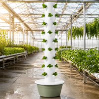 Système de jardinage vertical professionnel à 9 étages, de qualité commerciale, pour la culture de légumes en ferme