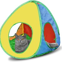 Ensemble de jouets pour chat assortis, 21 pièces, tunnel pour chat, bâton de chat, souris en peluche, respirant, imperméable, pour un jeu combiné
