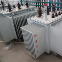 Transformateur de puissance immergé dans l'huile S11-M 200-315 kVA, entièrement étanche, transformateur de distribution triphasé 10000/400 V, transformateur abaisseur de tension