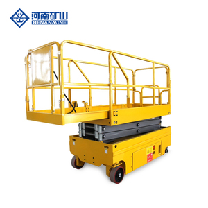 מעלית פלטפורמה הידראולית חשמלית תעשייתית ניידת אנכית 300 ק\"ג 500 ק\"ג 800 ק\"ג 1000 ק\"ג - Product Image 3