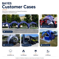 Tente Pop-Up avec impression de Logo personnalisé, auvent de belvédère de fête, publicité, événement promotionnel