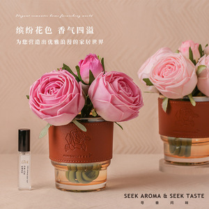 Heshes Preserved Rose <b>Diffuser</b> 6 Months Fragrance Scented Aromatherapy Ornament For Bedroom <b>Room</b> Indoor Use - Product Image 3