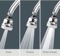 Frud — robinet de cuisine rotatif à 360 degrés, avec tête de pulvérisateur, pommeau de douche de remplacement et économie d'eau pour la cuisine