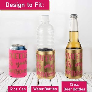 Custom Weeding Can s 12 Oz Birthday Neoprene Can <b>Cooler</b> Sleeves Neoprene <b>Drink</b> Holders Bottle Can Sleeves - Product Image 6