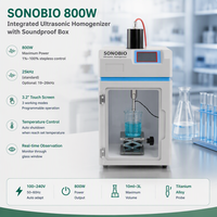 Sonicateur ultrasonique 1200W avec sonde en alliage de titane de 20 mm, processeur d'échantillons de laboratoire OEM pour la lyse cellulaire, l'extraction et l'homogénéisation