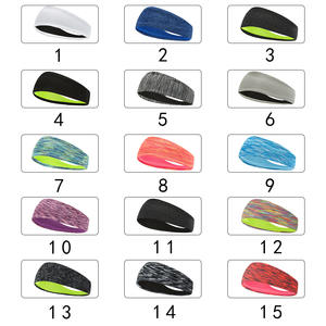 Diadema deportiva transpirable y absorbente de sudor, suave y lisa, para deportes al aire libre y yoga, 1 unidad al por mayor - Product Image 3