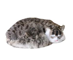 Jouet en <span class=keywords><strong>peluche</strong></span> chaton <span class=keywords><strong>chat</strong></span> de simulation doux et câlin, chaton qui <span class=keywords><strong>ronronne</strong></span>, <span class=keywords><strong>chat</strong></span> tigré, jouet pour cadeau - Product Image 1