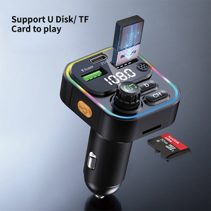 12-24V QC3.0 22,5W Superschnelles Laden OVP-geschützter Multifunktionaler FM-Transmitter Auto-Player-Ladegerät mit Kameraunterstützung - Product Image 4