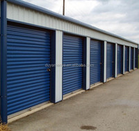 Usine chinoise en gros, unités de stockage modernes, design moderne, volets roulants en métal finis avec fonction de prévention des incendies