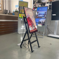 32 Zoll Wasserdichter Tragbarer Werbe-LCD-Poster-Bildschirm Android Digitale Werbetafel Wand-Ausstellungsdisplay-Ständer TV