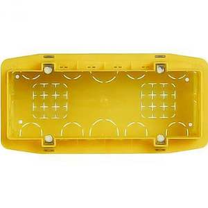 Scatola di Montaggio a Incasso Bticino 183.5x90x53.5mm in PVC Rigido 506L Serie Civil per Protezione Cavi Elettrici - Product Image 1