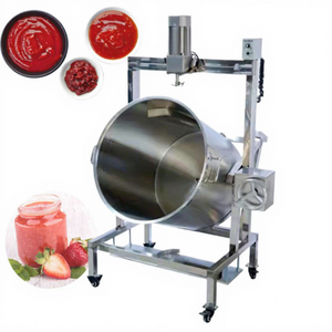 Macchina Professionale per Mescolare e Cuocere a Gas con Funzione di Miscelazione e Scarico a Manovella - Product Image 1