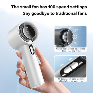 2025 New Summer Outdoor High Speed <b>Usb</b> Charging Digital Display Air Cooling <b>Fan</b> Portable Small <b>Mini</b> Handheld Ayzd-f23 <b>Mini</b> <b>Fan</b> - Product Image 2