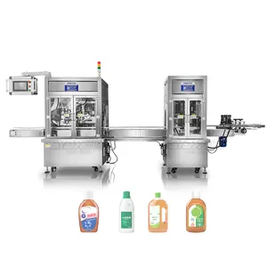 CYJX Automatic Shampoo Cream Peanut Butter Coconut Edible Cooking Oil Ghee Grease Ketchup Bottle Paste Filling Machine