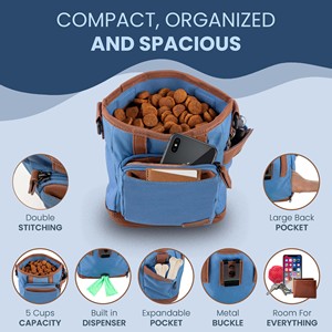 Muestra gratuita Truelove, producto superventas, bolsa de alta calidad para premios de perros, bolsa de entrenamiento con dispensador de bolsas para excrementos. - Product Image 2