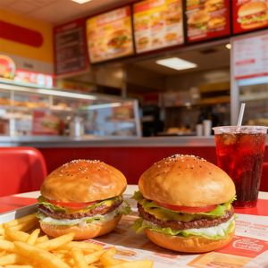 Modelo de exhibición de hamburguesa saludable de 10 cm de altura, accesorio de comida de simulación realista de pollo, verduras y mayonesa para hamburguesas, ideal para comida rápida. - Product Image 1
