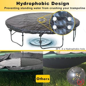 <span class=keywords><strong>Housse</strong></span> <span class=keywords><strong>de</strong></span> <span class=keywords><strong>protection</strong></span> pour <span class=keywords><strong>trampoline</strong></span> Couverture imperméable anti-UV anti-poussière pour <span class=keywords><strong>trampoline</strong></span> - Product Image 4