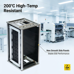 Portacartucce PCB ESD KEXING 200 ° Rack di Carico SMT Resistente al Calore Certificato RoHS/SVHC con Rapporto Ufficiale di Test ESD - Product Image 1
