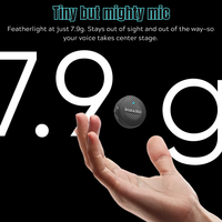 Microphone Insta360 Mic Air Mini 7,9 g 48 kHz, émetteur magnétique, microphone audio pour X5/X4/Ace Pro 2/GO Ultra, accessoire