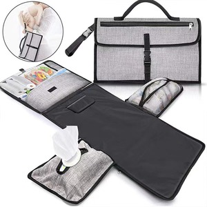 Baby Portable Diaper <strong>Changing</strong> Pad Travel Waterproof Compact Diaper Pad Light Weight <strong>Foldable</strong> Diaper <strong>Changing</strong> <strong>Table</strong> for Newborns - Product Image 1