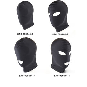 SacKnove Chinese Slave Roleplay Sex Toy Breathable Face Mask Headgear Bdsm Fetish Bondage <strong>Hood</strong> for Adult Couples - Product Image 1