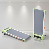 Tapis roulant électrique pliable, inclinaison manuelle, moteur 1,3 CV, capacité 130 kg, écran LED, design compact pour bureau, usage domestique, musculation