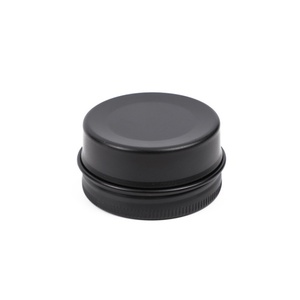 30ml 30g 47*24mm Petit Rond <span class=keywords><strong>DIY</strong></span> <span class=keywords><strong>Baume</strong></span> À Lèvres Stockage Noir Aluminium Pot Cosmétiques Emballage Conteneur Boîte En Étain Bougie Boîte En Étain - Product Image 2