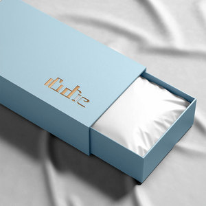 Tùy Chỉnh Kích Thước Màu Đen Có Thể Tái Chế Các Tông Giấy Cứng Cứng Cứng Nhắc Nam Châm Hộp Bao Bì Từ Sang Trọng Hộp Quà Tặng Với Trượt Trong Ngăn Kéo - Product Image 4