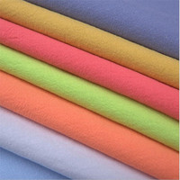 TC polyester et coton la tela de popelina tissé tissu de chemise teint uni