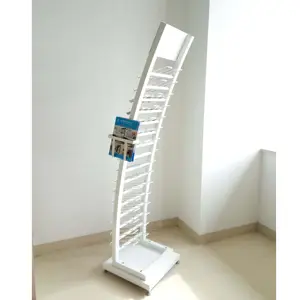 Factory Customized Simple Marble Glazed Slab Ceramic Tile Stone Display Rack Metal Stand For Showroom