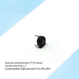 Tondeuse espagnole horizontale PT10M-V10 SINETONG 10mm B100K B500K potentiomètre rotatif rhéostats produit de haute qualité - Product Image 2