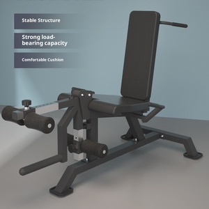 Chaise de musculation commerciale multifonctionnelle pour extension et flexion des jambes, réglable, en acier, 1600 mm, pour entraînement des quadriceps et des ischio-jambiers - Product Image 2