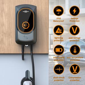 Cargador de Vehículos Eléctricos de Pared de 22KW 32A con Certificación CE/ y Conector SAE J1772 al Mejor Precio - Product Image 4