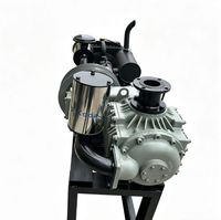 Compresor de Pistón Portátil Diésel de 37kw, Fabricado en China, Refrigerado por Aire, Sin Aceite, con Rodamiento, Capacidad de Aire de 14m, para Remolques de Cemento a Granel