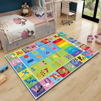 para habitación de adolescentes, Alfombra de Interior de dibujos animados suave de lana sintética para dormitorio de niños