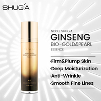 Sérum Ginseng & Perle d'Or, Soin de la Peau Luxueux à l'Or, Essence Concentrée, Effet Lissant Visible des Rides, OEM Disponible