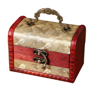 Boîte de rangement en bois vintage Mystic Arts, style antique, boîte à bijoux, boîte à souvenirs, accessoires décoratifs pour la décoration de la maison - Product Image 5