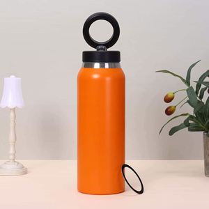 316 Stainless Steel Insulated Water Bottle Pop-Up Lid Portable Thermal Bottle <b>Large</b> Capacity Food Grade Travel Mug - Product Image 5