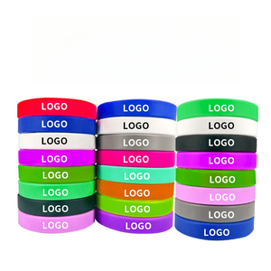 Low Cost Customizable Silicone Wristbands with Own Logos Factory Manufactured Promotional Party Supplies
