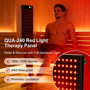 Panneau de luminothérapie LED rouge sur pied, étanche IP65, 660 850 940 1060nm, corps entier, sauna LED haute température 70-90°C pour salle de bain, soulagement de la douleur - Product Image 4