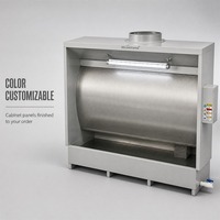Cabine de pulvérisation à rideau d'eau filtrant, longueur 2m, haute qualité