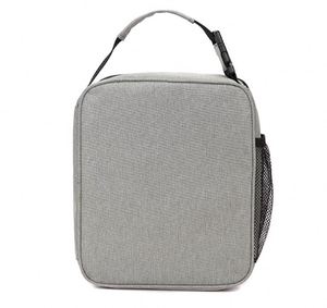 <b>Small</b> Simple School Office Travel Usage <b>Lunch</b> <b>Box</b> Waterproof Picnic Tote Bag Cooler Thermal Insulated <b>Lunch</b> Bag with Handle - Product Image 3