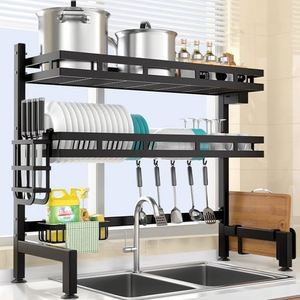 Égouttoir multifonctionnel pour bols, support de rangement pour vaisselle et couverts à poser au-dessus de l'évier de cuisine - Product Image 3