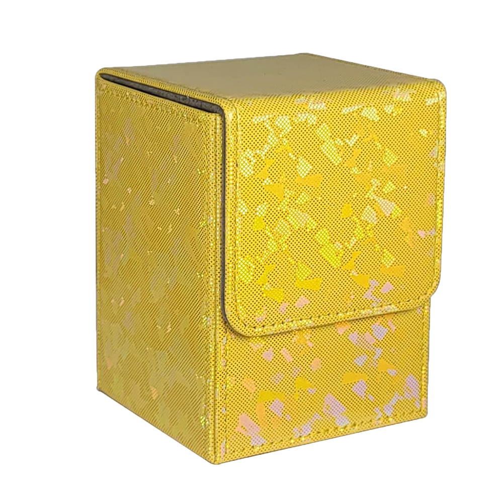 Pièce jaune scintillante + intérieur gris