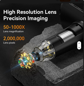 デジタル顕微鏡4.3インチスクリーン付きLEDライト付き電子顕微鏡1000X - Product Image 5