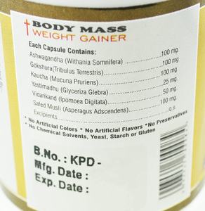 Cápsulas para ganar peso, marca privada, potenciador del apetito. Ganador de peso rápido Fabricante al por mayor aumento de peso - Product Image 4